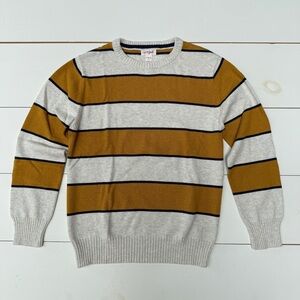 Cat & Jack Boys Striped Crewneck Sweater